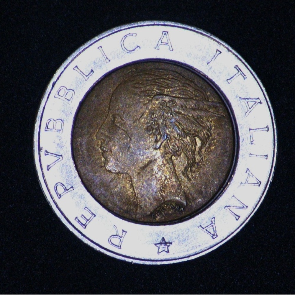1992 Italian L.500 Coin